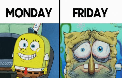 On the 5️⃣ day workweek